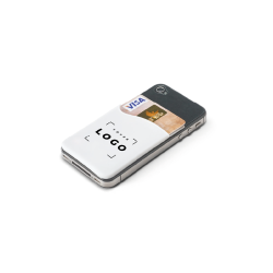 Porte-cartes smartphone en silicone personnalisable | Goodie pratique