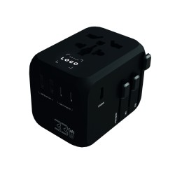Adaptateur de voyage personnalisable 33W GaN & PD