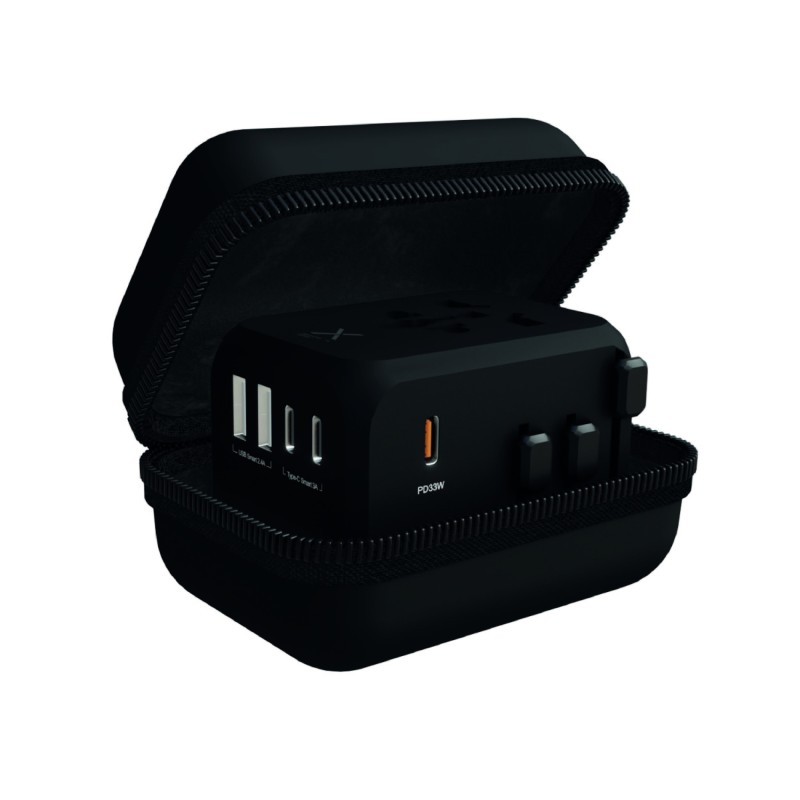 Adaptateur de voyage personnalisable 33W GaN & PD