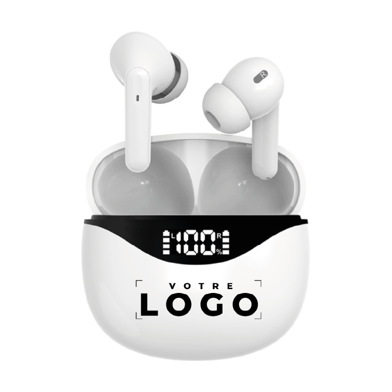 Écouteurs sans fil anti-bruit Bluetooth 5.0 – Goodie personnalisé