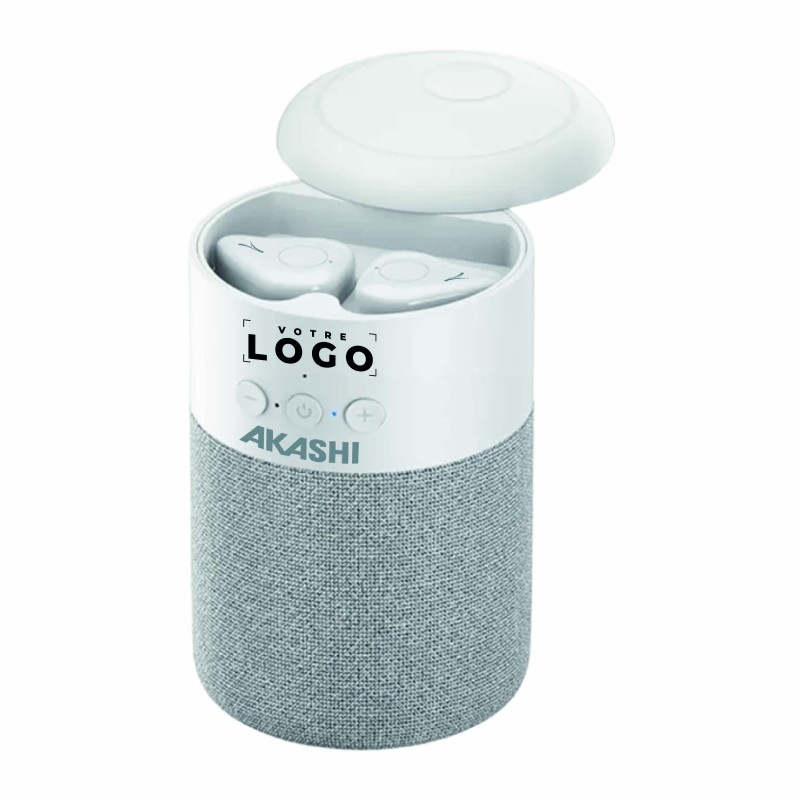 Combo Enceinte + Écouteurs Sans Fil Bluetooth 5.1