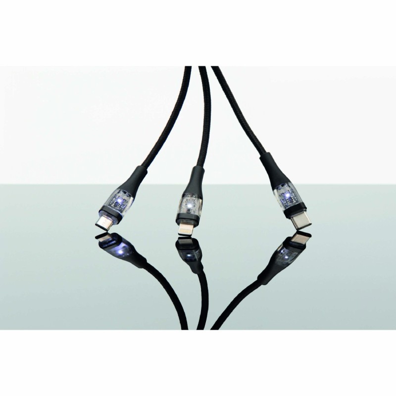 Câble 60W Super Fast Charge avec Logo Lumineux & Écran LCD