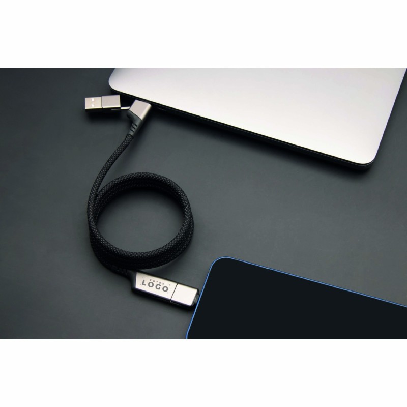 Câble magnétique 100W USB-C & Lightning – Charge rapide durable