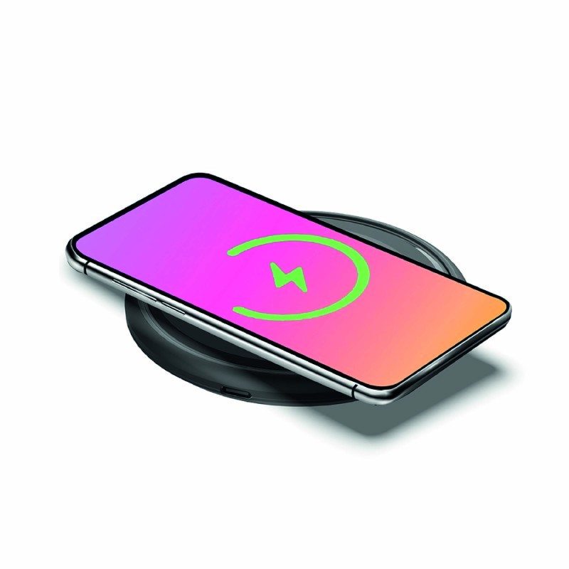 Chargeur induction sans fil écologique en ABS recyclé – Bureau