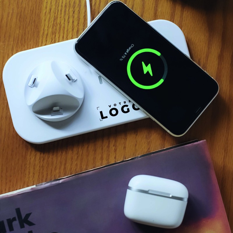 Station de charge universelle 4 en 1 avec induction 10W