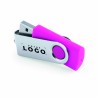Clé USB 16 Go personnalisable – Mécanisme rotatif et clip métal