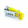 Clé USB 16 Go personnalisable – Mécanisme rotatif et clip métal