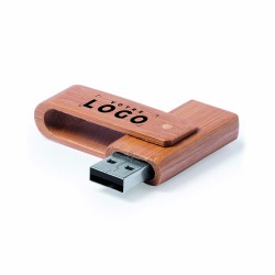Clé USB 16 Go en bambou – Objet publicitaire écoresponsable