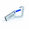 Clé USB mousqueton 8 Go personnalisable | Finition métallique élégante