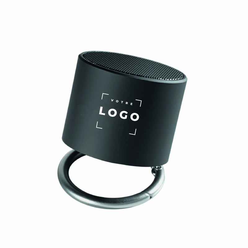 Mini Enceinte Bluetooth Personnalisable avec Logo Lumineux