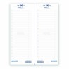 Agenda de caisse professionnel 448 pages – Grand format 130x330 mm
