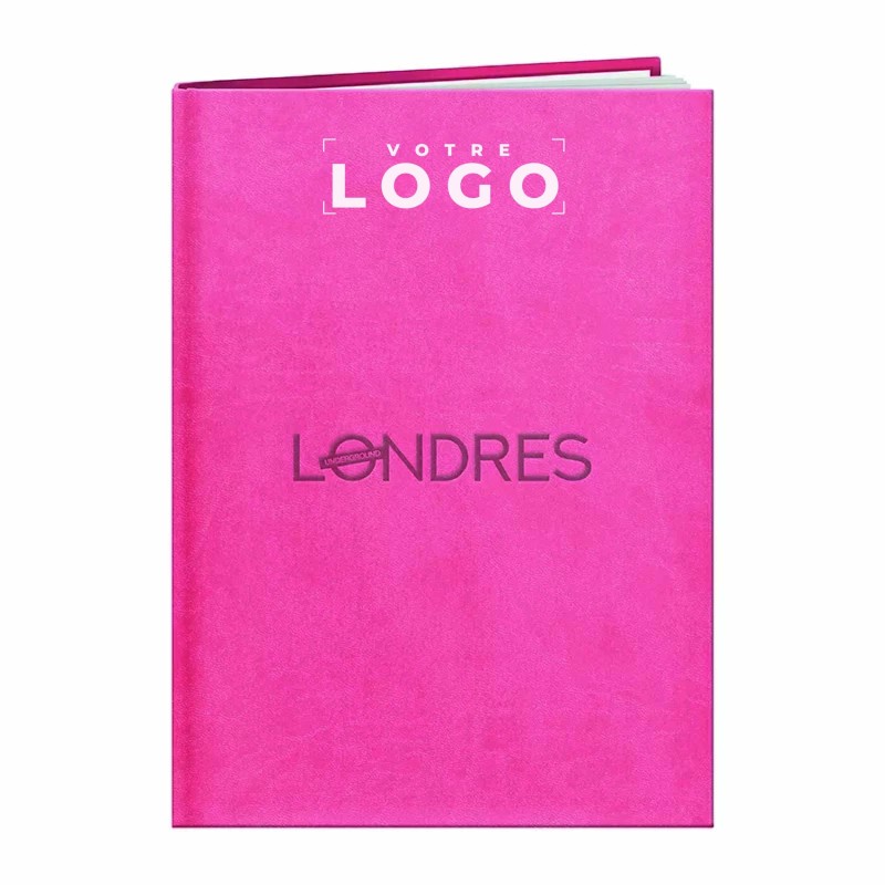 Agenda Londres personnalisé – Couverture Vivella® – 13 mois