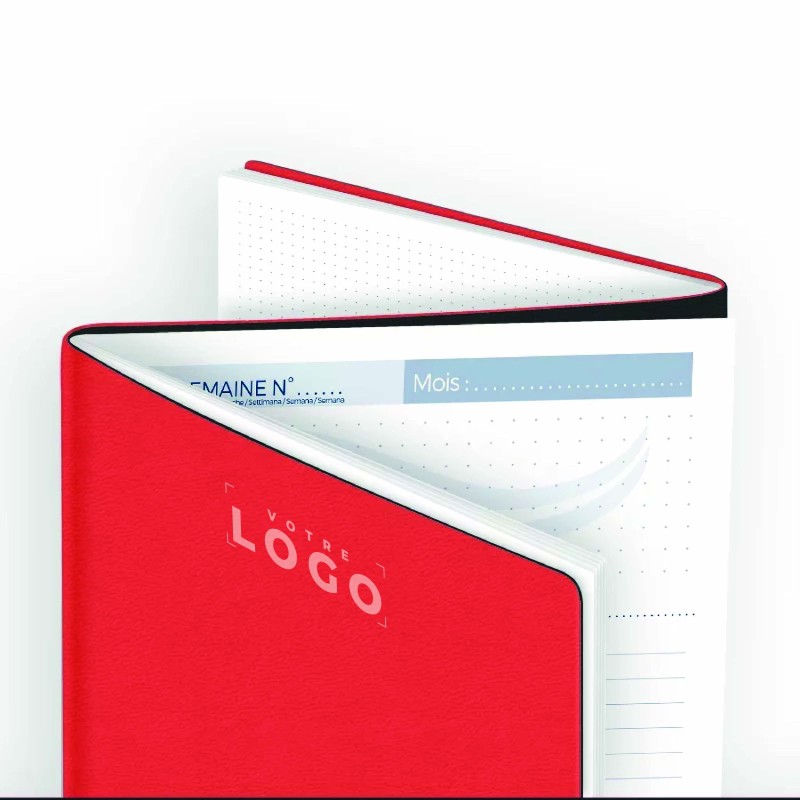 Agenda Zig-Zag personnalisé – Carnet & agenda professionnel