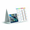 Calendrier chevalet publicitaire tryptique – Support bureau Français
