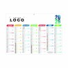Calendrier bancaire double face – 7 mois par face – Made in France