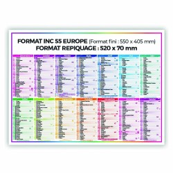 Calendrier bancaire personnalisé 14 mois – Cartonné ou souple