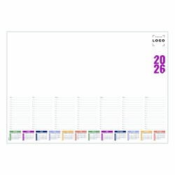 Sous-main publicitaire personnalisé avec calendrier – Made in France