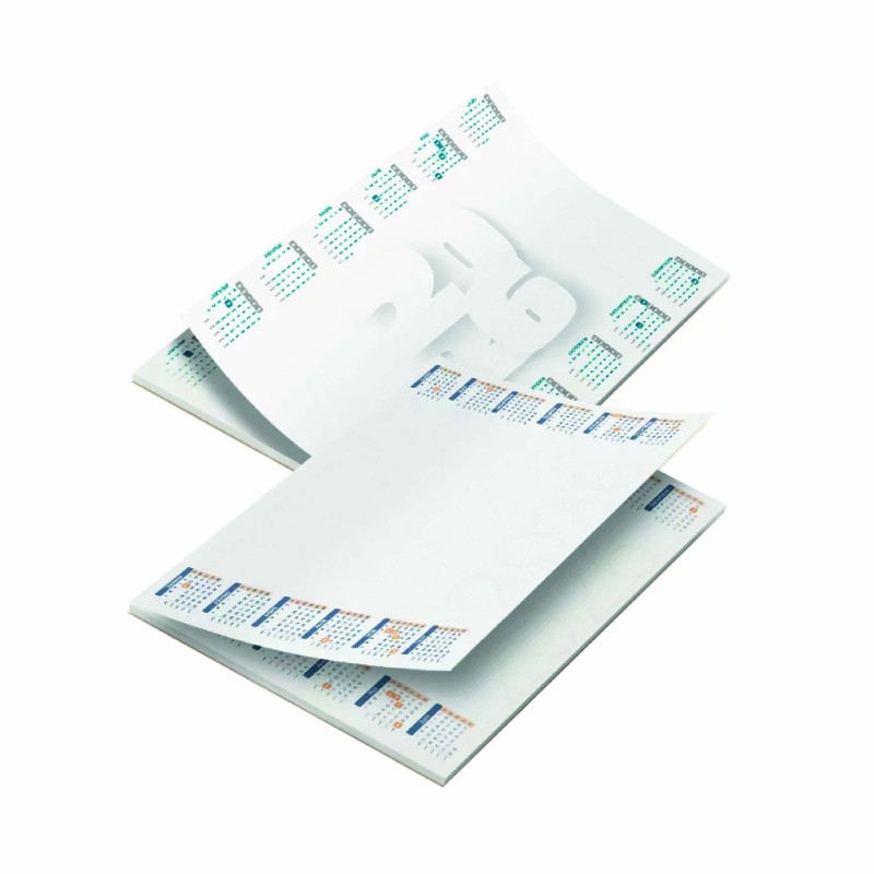 Sous-main 12 mois personnalisé avec grille calendaire