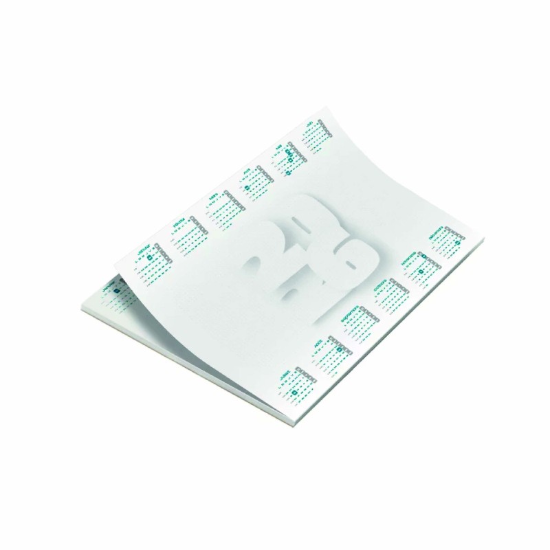 Sous-main 12 mois personnalisé avec grille calendaire