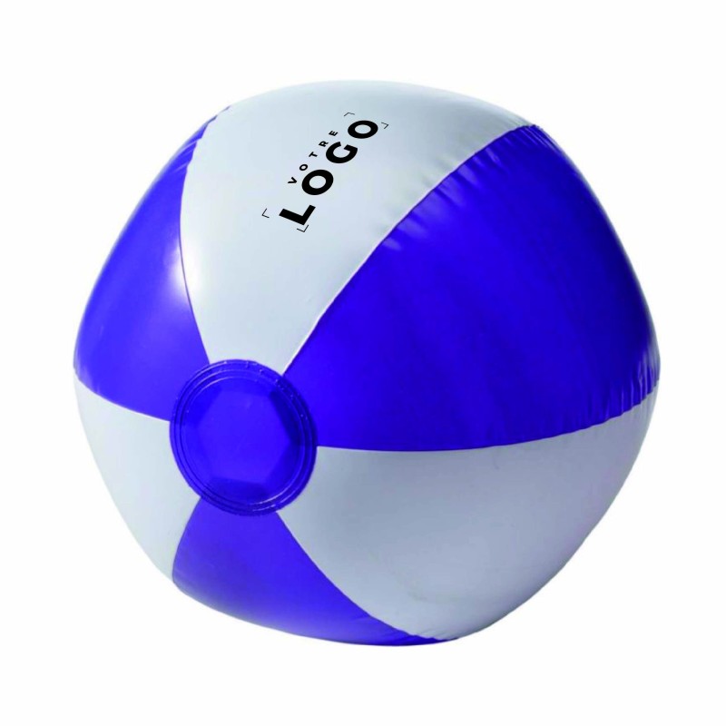 Ballon de plage gonflable personnalisable –  goodie PVC 9 couleurs
