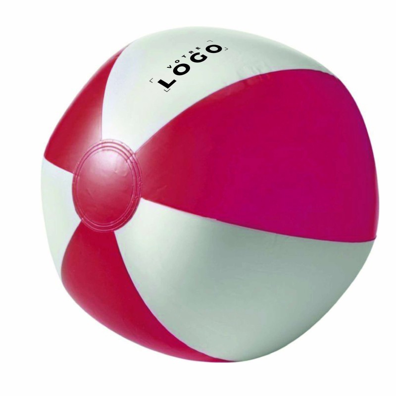 Ballon de plage gonflable personnalisable –  goodie PVC 9 couleurs