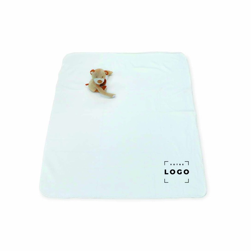 Couverture enfant polaire avec nounours – Douce et chaude