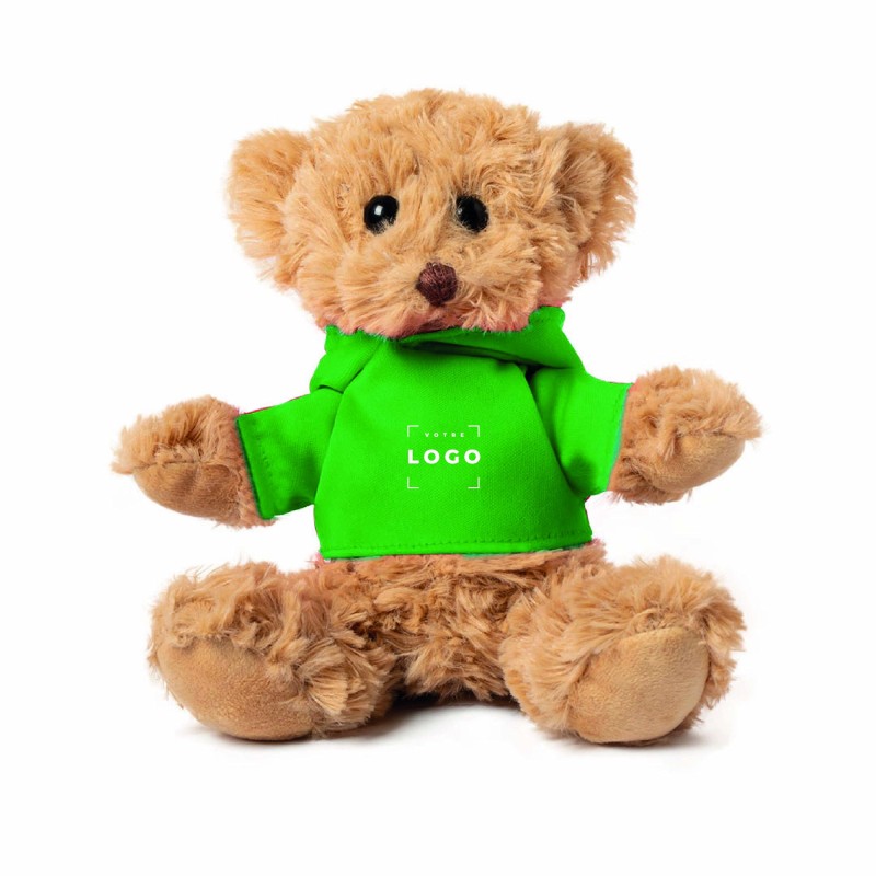 Ours en peluche personnalisable avec chemise – Goodie doux et coloré