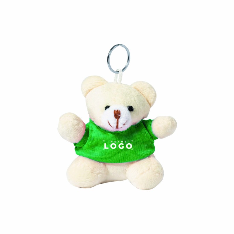 Porte-clés ours en peluche coloré – Goodie ludique et personnalisable