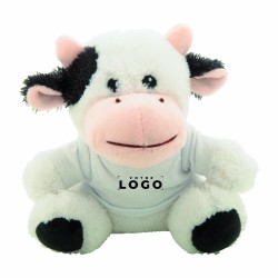 Vache en peluche RPET personnalisable