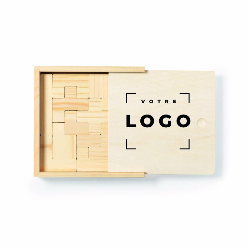 Jeu d’adresse en bois personnalisé – Cadeau d’entreprise original