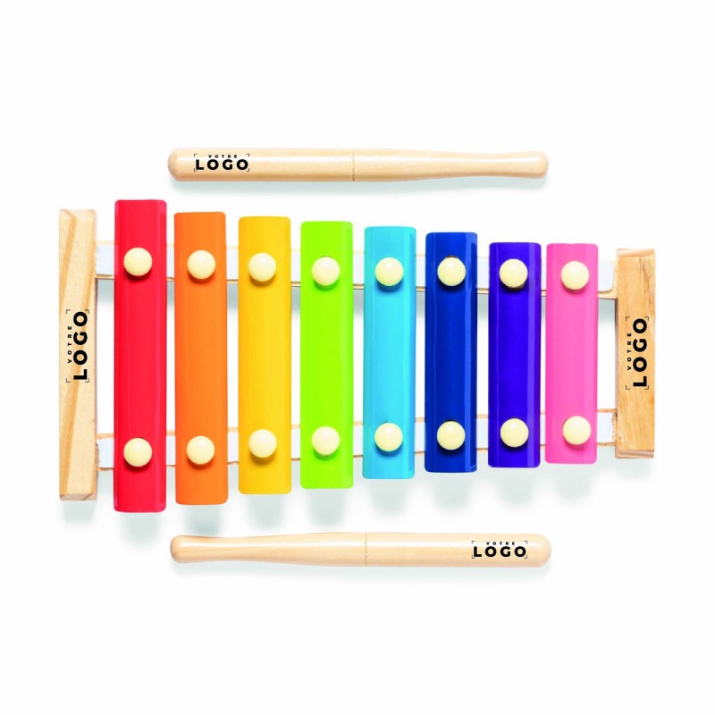 Xylophone en bois de pin personnalisé – Cadeau d’entreprise créatif