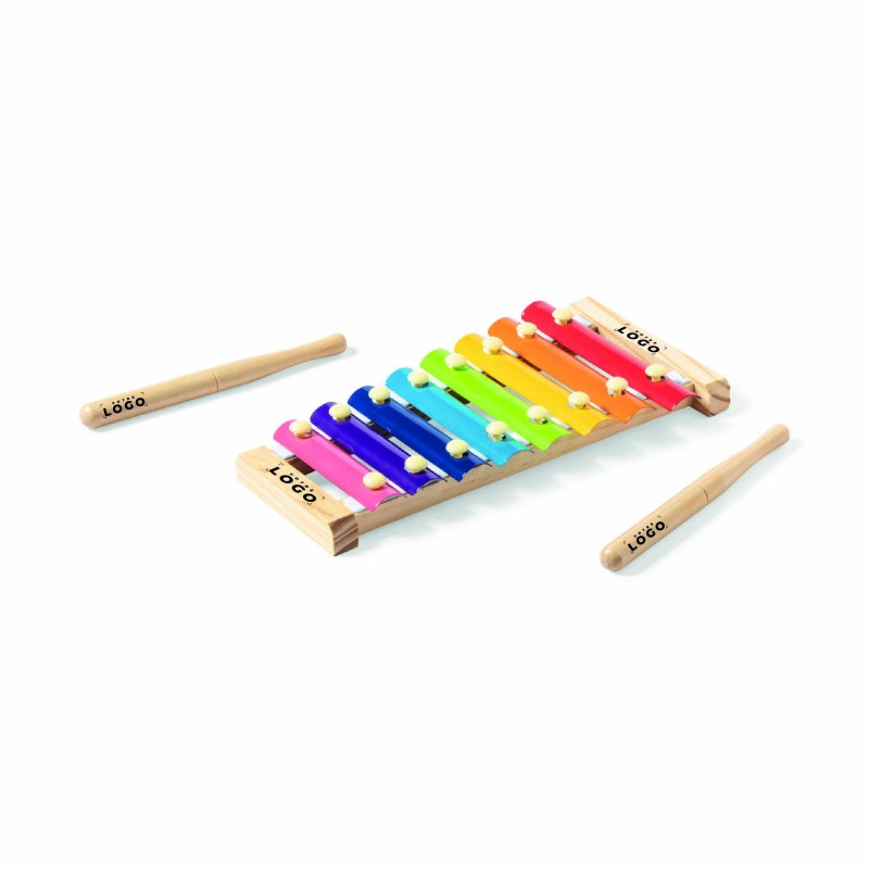 Xylophone en bois de pin personnalisé – Cadeau d’entreprise créatif