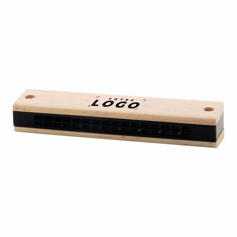 Harmonica en bois et ABS personnalisé – Cadeau musical original