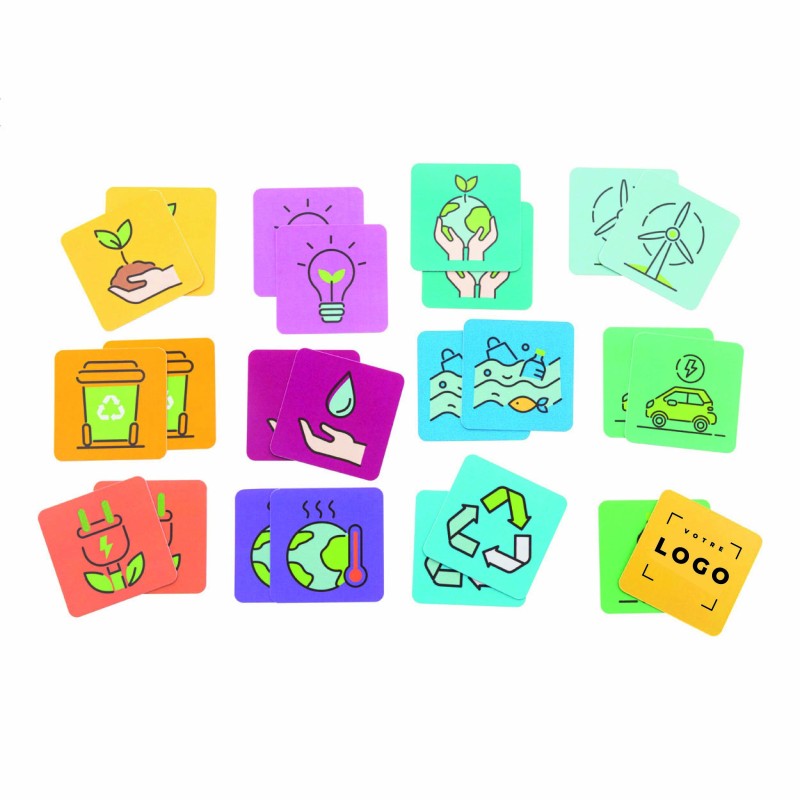 Jeu de Memory Personnalisé Éco – Goodies en papier kraft