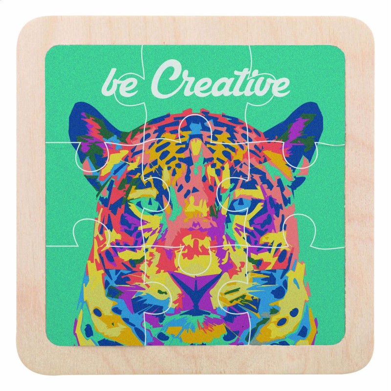 Puzzle personnalisé 9 pièces | Goodie ludique avec impression UV LED