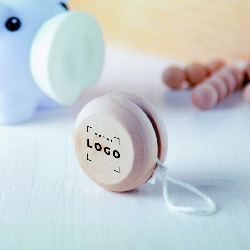 Yoyo en bois personnalisable – Goodies ludiques et écologiques