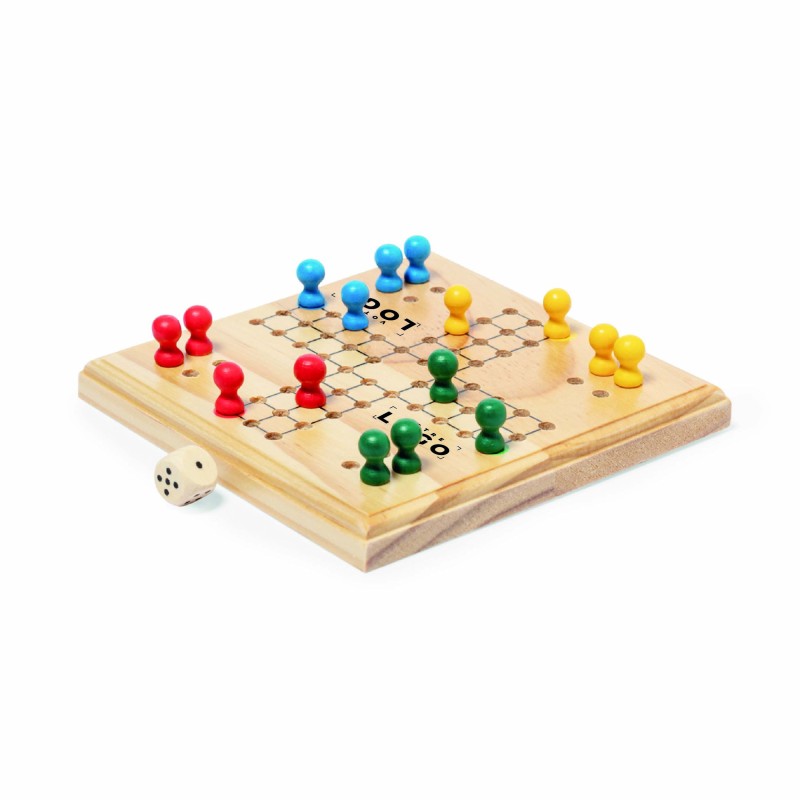 Jeu de petits chevaux en bois – Cadeau d'affaires ludique et écolo