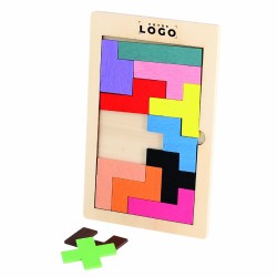 Jeu d’adresse en bois coloré – Jeu personnalisé pour entreprises
