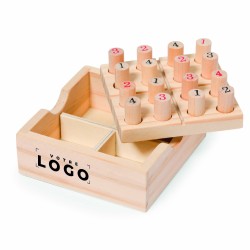 Jeu Sudoku en bois personnalisable – Cadeau d'affaires éthique