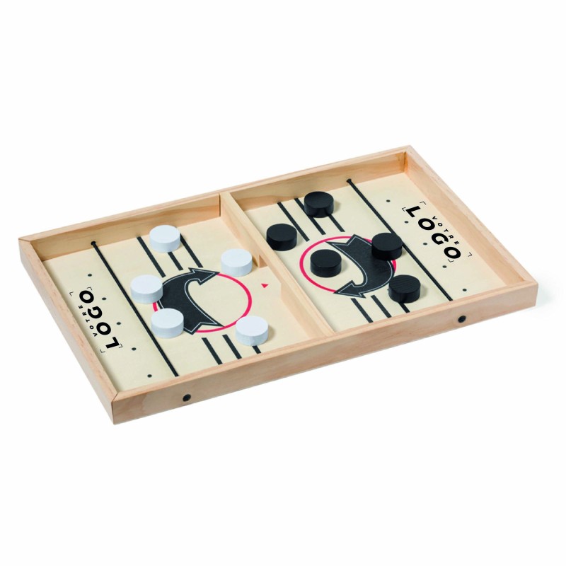 Jeu de palets en bois personnalisé – Goodies d’adresse écoresponsable