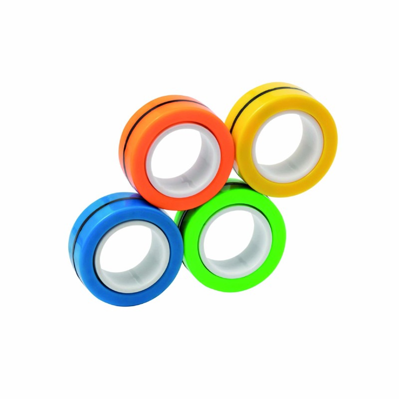 Anti-stress magnétique en anneaux colorés | Gadget personnalisé