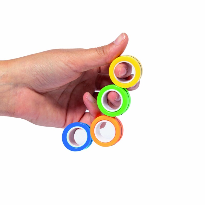 Anti-stress magnétique en anneaux colorés | Gadget personnalisé