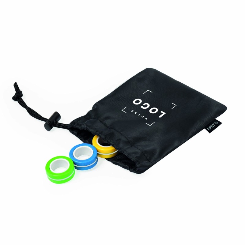 Anti-stress magnétique en anneaux colorés | Gadget personnalisé