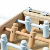 Mini babyfoot en bois naturel - Jeu écologique et personnalisé