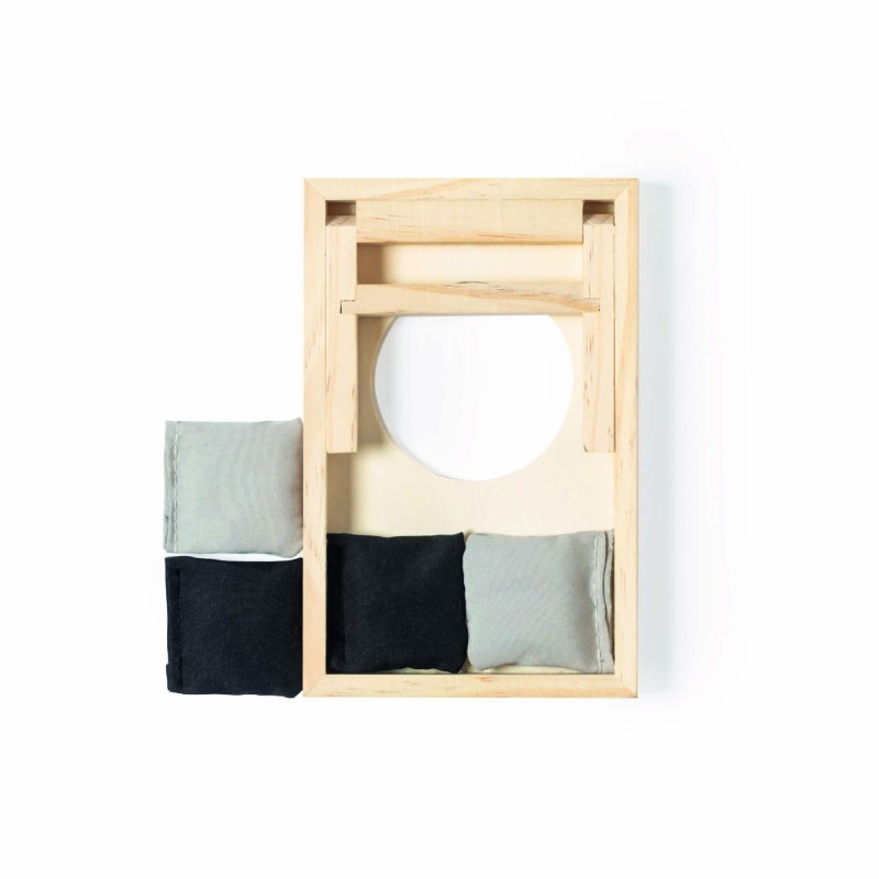 Jeu d'adresse en bois résistant avec sachets de sable