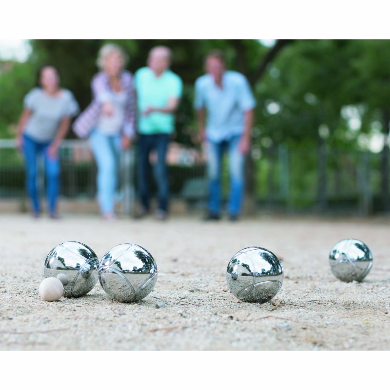 Jeu de 3 boules de pétanque personnalisé – Pochette + accessoires