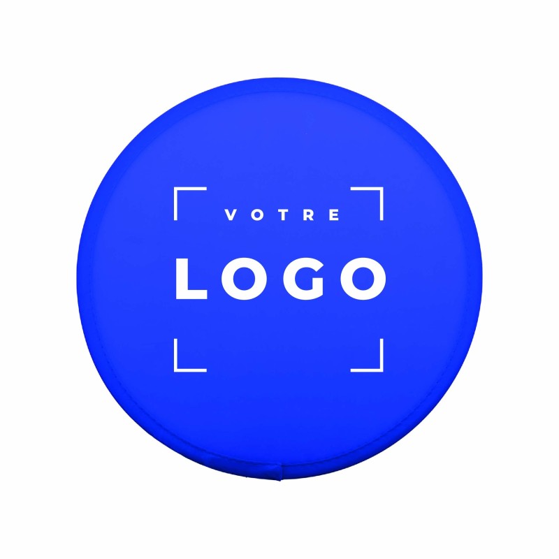 Frisbee personnalisé pliable en RPET avec pochette – Écoresponsable