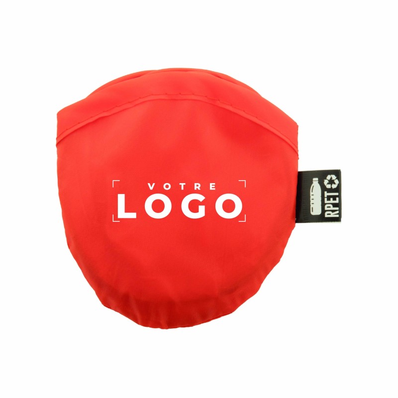Frisbee personnalisé pliable en RPET avec pochette – Écoresponsable