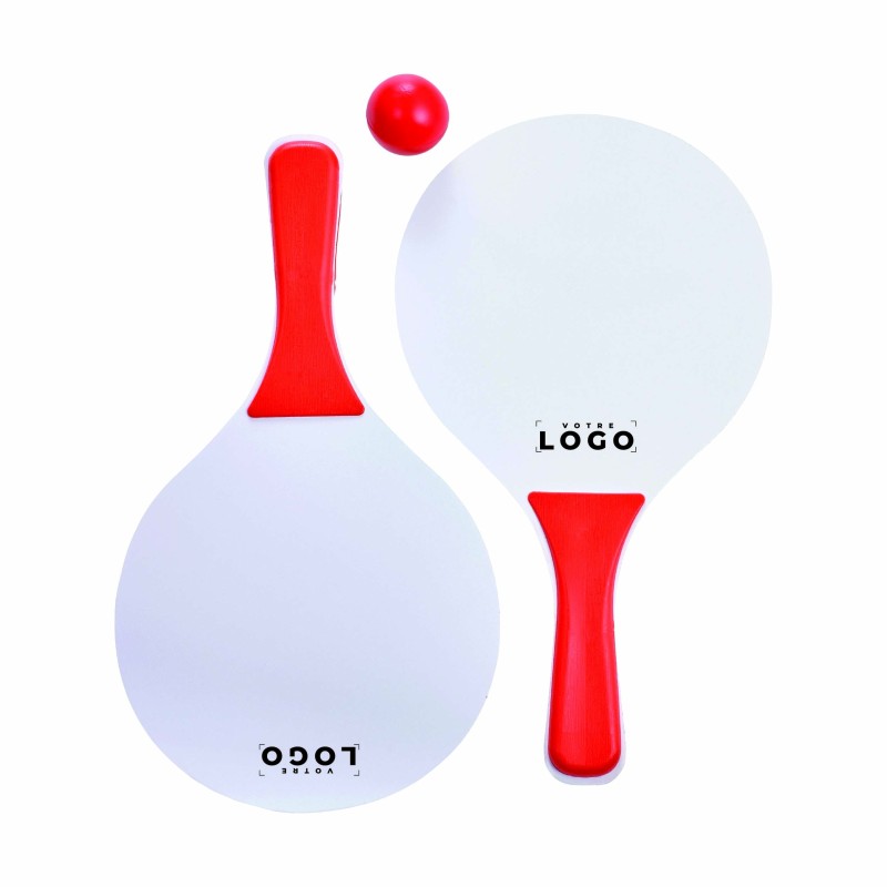Set de raquettes de plage personnalisées – Goodies d'été