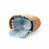 Panier pique-nique isotherme rétro en osier personnalisé
